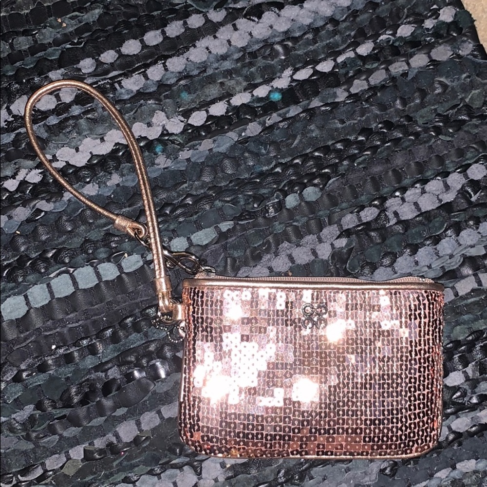 Coach sequin “Special Edition” Wristlet